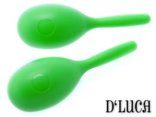 D'Luca Percussion Green Fish Style Plastic Maraca