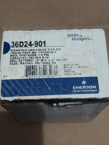 Emerson White Rodgers 36D24-901 VAL08853 Gas Valve (NEW)