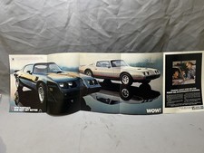 1979 PONTIAC TRANS AM & FORMULA  - ORIGINAL 4 PAGE FOLDOUT AD  - VERY GOOD  COND