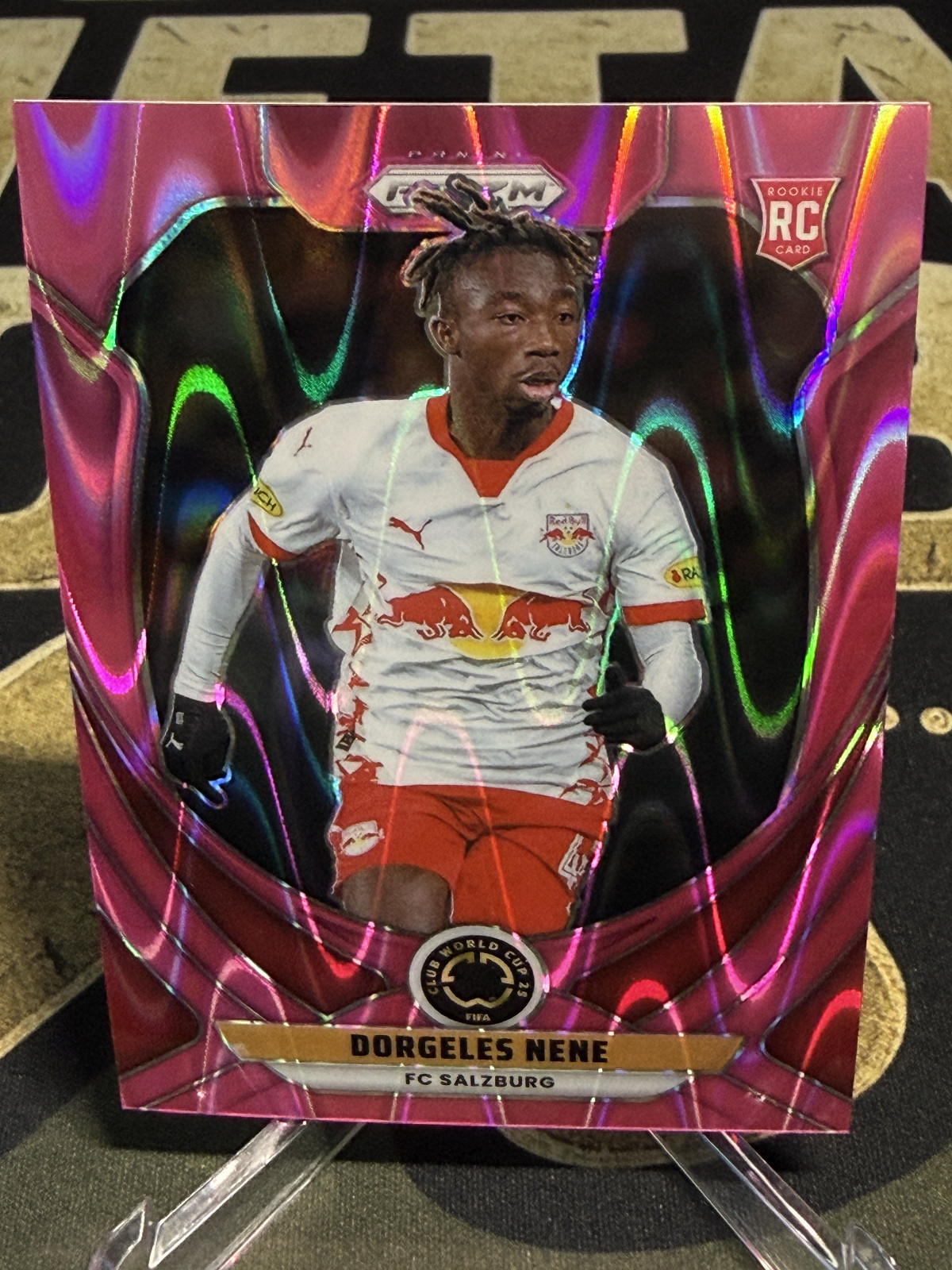 2025 Panini Prizm FIFA Club World Cup #169 Dorgeles Nene Pink Seismic #/299