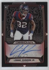 2019 Panini Obsidian Rookie Electric Etch Red 8/10 Lonnie Johnson Jr Auto 14jr