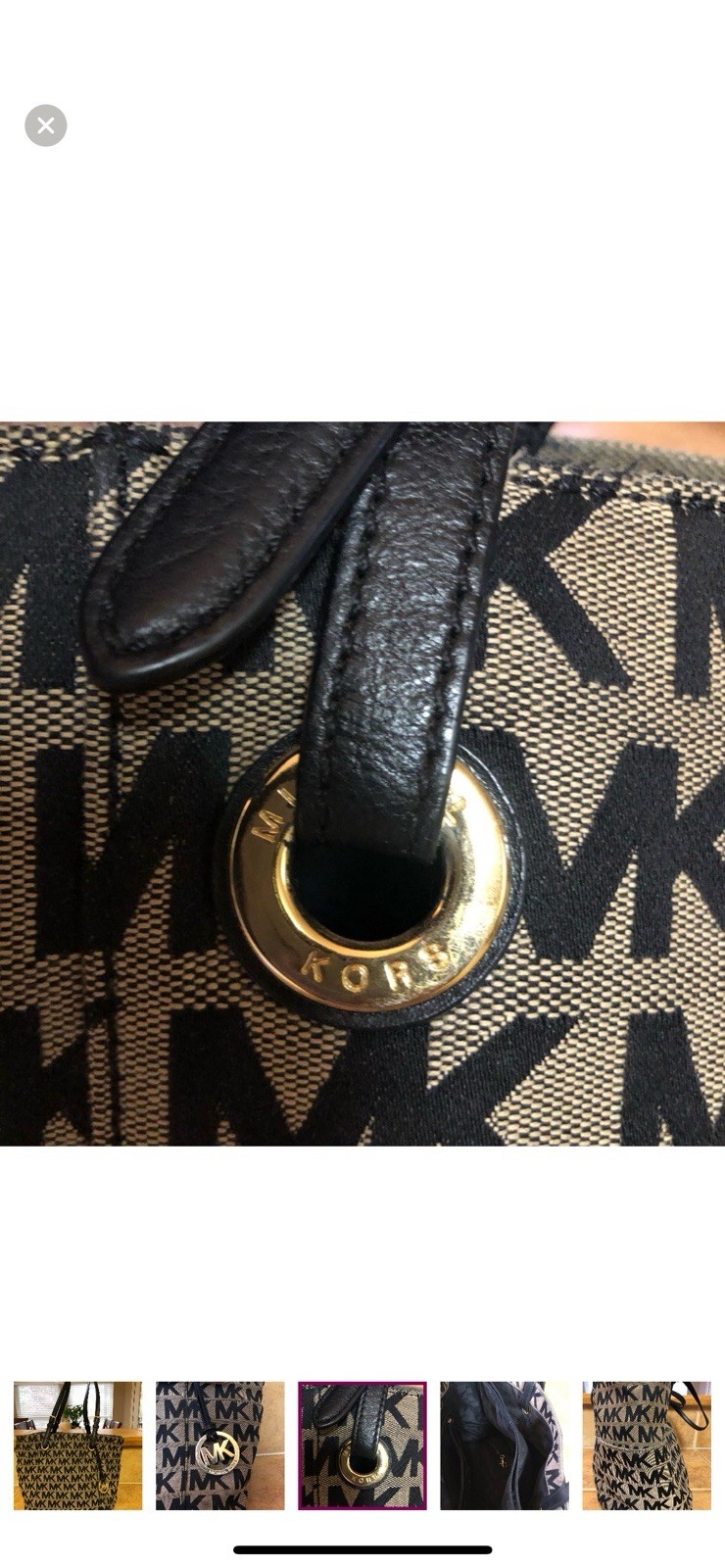 Authentic michael kors tote - image 3