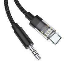 Portable USB Type C to 3.5mm Cord Converter Adapter Cable Enjoy Clear Sound