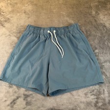 Hollister Board Shorts Swim Trunks Elastic Waist Drawstring Blue Mens Small