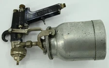Vintage Binks Model 7 Spray Gun Made USA with Tip/Nozzle and Can