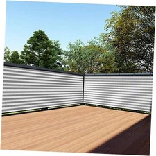  3' x 15' Balcony Privacy Screen Fence for Apartment Deck Railing, 200GSM 