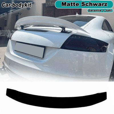Matte Schwarz Spoiler Heckspoiler Heckflügel für AUDI 8J TT TTS MK2 2008-2014