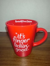 KFC Red MUG FINGER LICKIN' GOOD AUTHENTIC