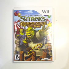 Activision Shrek's Carnival Craze Party Games w/ Manual - E - Wii (2008)