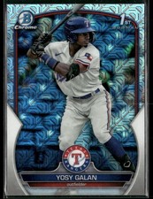 Yosy Galan 2023 Bowman Chrome Texas Rangers