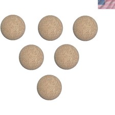 Set of 6 Natural Cork Foosball Balls - Authentic Gameplay for Kids  Teens