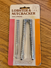 Vintage Woolworth Lobster Nutcracker w/ 2 Picks NOS Sealed Made Hong Kong