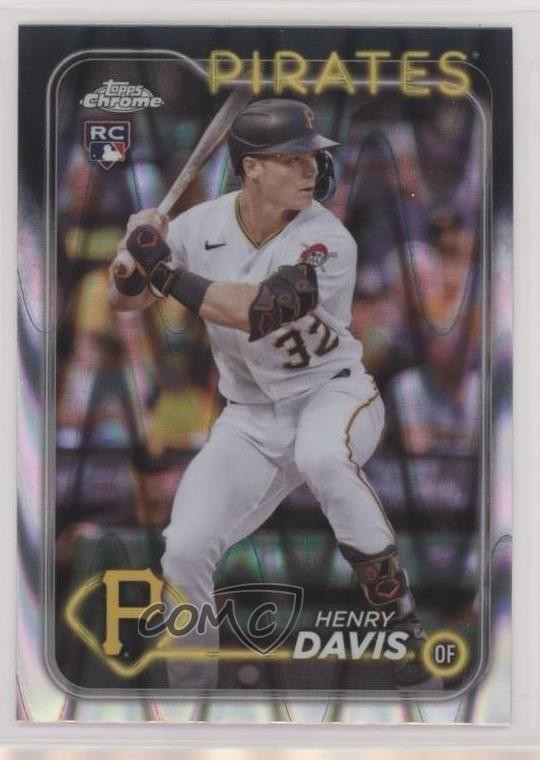 2024 Topps Chrome RayWave Refractor Henry Davis #260 0p83