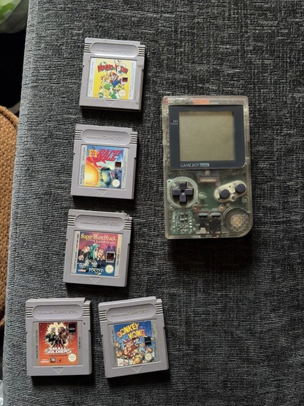 Nintendo Game Boy Pocket Clear Handheld System