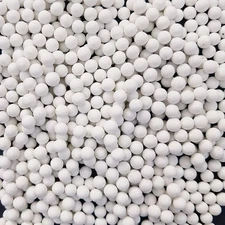 "3 Pounds 1/8"" (3 mm) Round Tumbling Ceramic Filler Media Non-Abrasive Ceramic