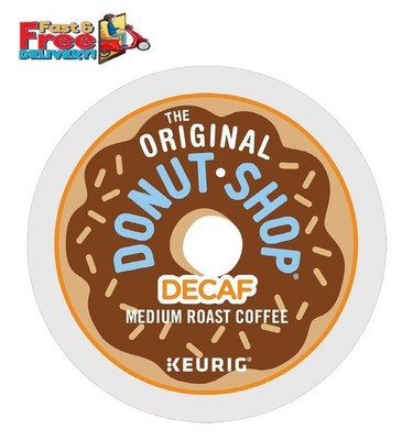 The Original Donut Shop, Decaf, Keurig K-Cup Pods, Medium Roast Coffee, 96 Ct.