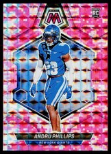 2024 Panini Mosaic #362 Andru Phillips Mosaic Camo Pink H14