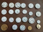 23 Antique Pocket Watch Movements Spares Or Repair Job Lot Including 2 Waltham