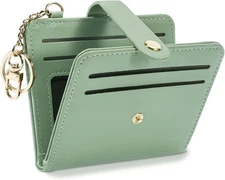 Small Wallets Woman RFID Blocking Leather Credit Card Holder