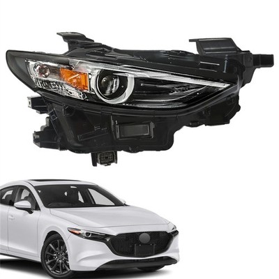 Right Headlight Assembly Black Housing for Mazda 3 2019-2021 BCJH51030
