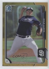 2015 Bowman Chrome Prospects Gold Refractor 25/50 Kyle Lloyd #BCP151 sh7