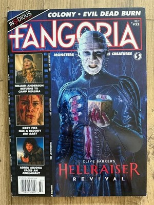 Summer 2026 FANGORIA Volume 2 Issue 32 HORROR Magazine Clive Barker HELLSRAISER