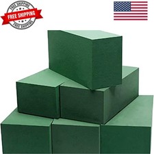 6 Pcs Floral Foam, Wet and Dry Floral Foam Blocks Flower Arrangement Kit for ...
