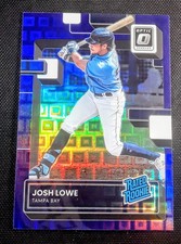 2022 Panini Donruss Optic Josh Lowe Purple Pandora Prizm RC /99