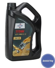 5L FUCHS MOTORÖL TITAN GT1 PRO C3 5W-30 BMW LL-04 / MB 229.51 / PORSCHE C30 / VW