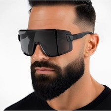 Shield Sunglasses Oversized Sport Cycling Running Driving UV400 Outdoor Lentes