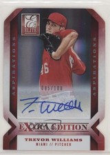 2013 Elite Extra Edition Aspirations Die-Cut Signatures Trevor Williams Auto 1u9