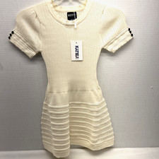 KatieJ NYC Abigail Cream Sweater Dress Girls SZ Medium New with Tags