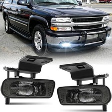 For 99-02 Chevy Silverado 2000-2006 Tahoe Suburban Led Fog Lights Bumper Lamps