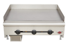 Wells HDG-4830G 48" Gas Griddle w/ Manual Controls -