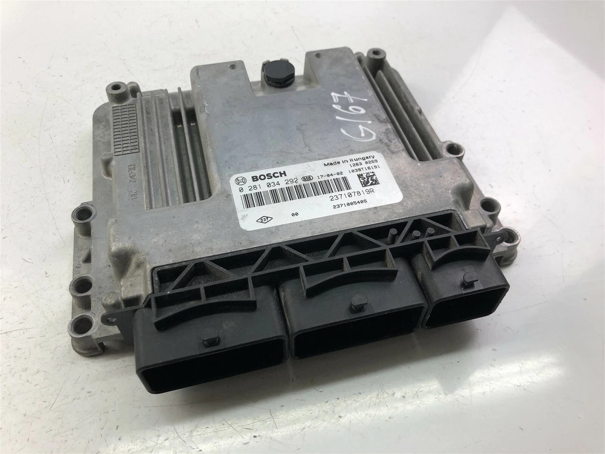 G167 RENAULT ECU Control Module Unit 237107819R 0281034292 | eBay