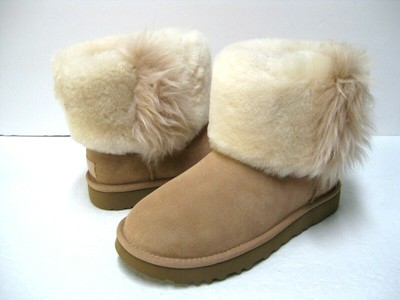 UGG CLASSIC MINI WISP WOMEN BOOTS SUEDE 