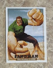 SANDMAN 2024 Skybox Marvel Masterpieces '92 Platinum #77 Leather Parallel
