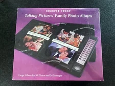 Sharper Image Photo Albumn Talking Pictures 96 Photos 24 Messages New Sealed