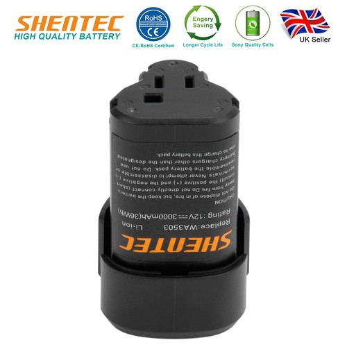 12V 3.0AH Liion Battery For Worx WA3503 WA3509 WU288 WX125.5 WX126