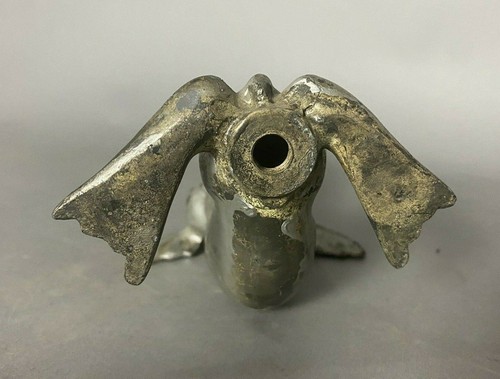 UNUSUAL ANTIQUE ARCHITECTURAL GARDEN FIGURAL METAL SEAL SPIGOT OR FOUNTAIN HEAD - Picture 6 of 7
