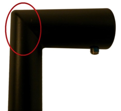 Kwikset 155MIL SQT 514 6AL RCS Milan Square Privacy Lever 91559-004 Matte Black - Picture 4 of 4