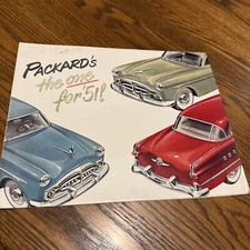 1951 Packard Sales Brochure Booklet Catalog Original Old