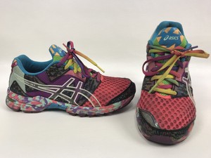 asics women's multi colored running shoes