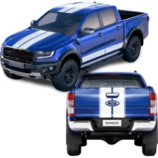Graphics Car Side Sticker Kit For Ford Ranger 2015-2019 Racing Stripe Hood Decal