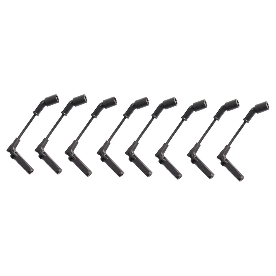 8x Round Ignition Coil & Wire Set NGK Platinum Spark Plug For Chevy GMC Cadillac - Image 2 of 4