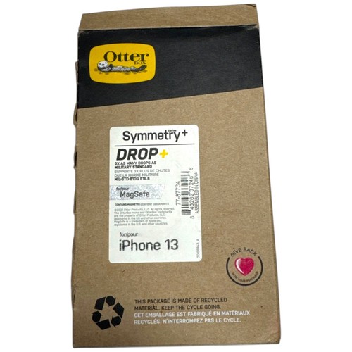 OtterBox Symmetry Case with MagSafe for Apple iPhone 13 Clear Glitter