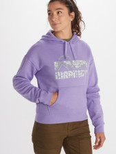 Marmot NWT Women's Coastal Hoodie Hooded Top Shirt Purple Size XS MSRP 53