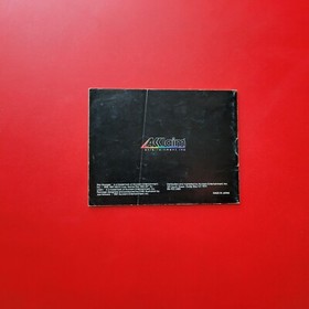 Nintendo NES Star Voyager Game with Hangtag Box Manual Works