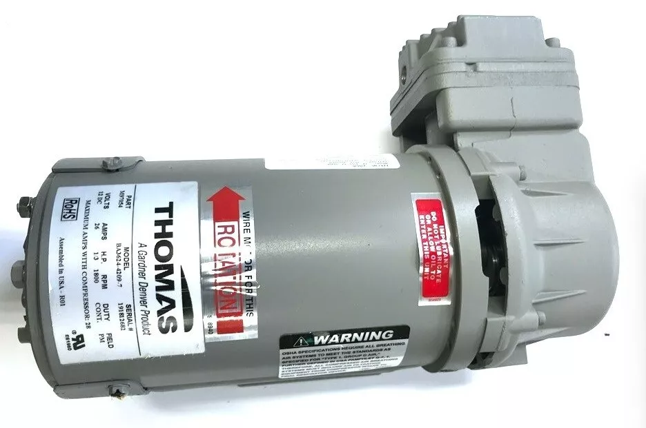 12 Volt Thomas 980476A TA 4101 Compressor Air Ride Suspension
