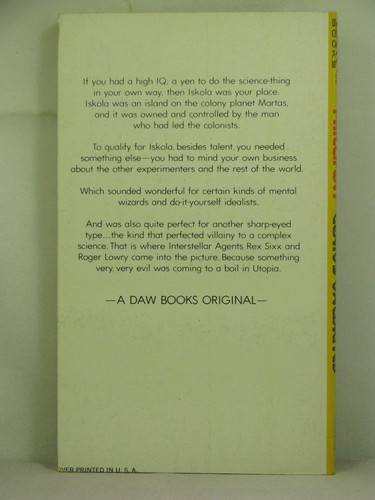 1st, Interstellar Security 1:Genius Unlimited by John T Phillifent (1972,SF PBO) - Picture 2 of 3